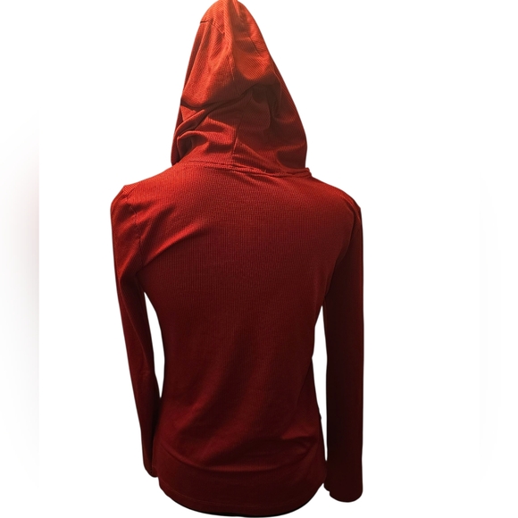 Nike Women's Red Hoodie Top - Picture 3 of 4